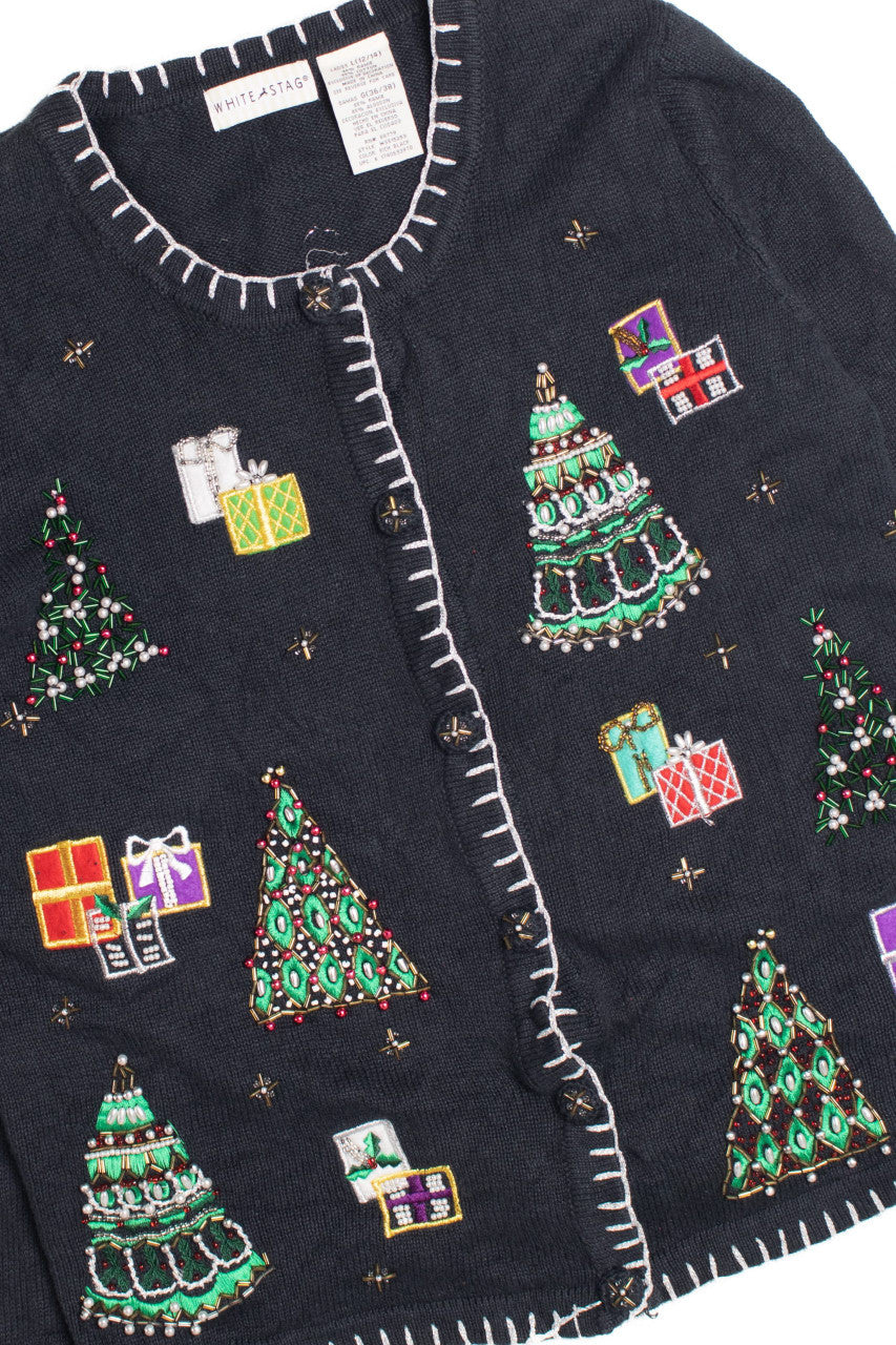 Black Ugly Christmas Cardigan 61184