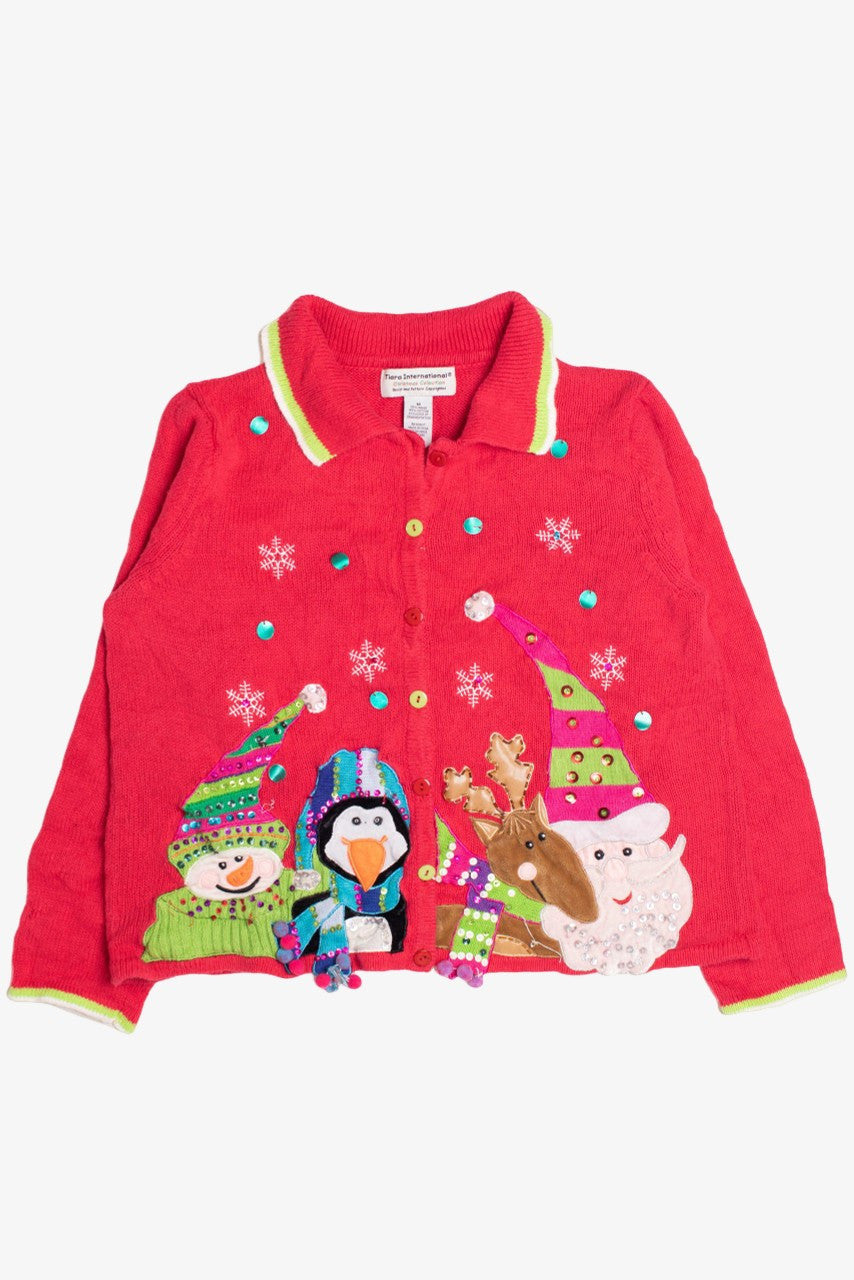 Red Ugly Christmas Cardigan 61191