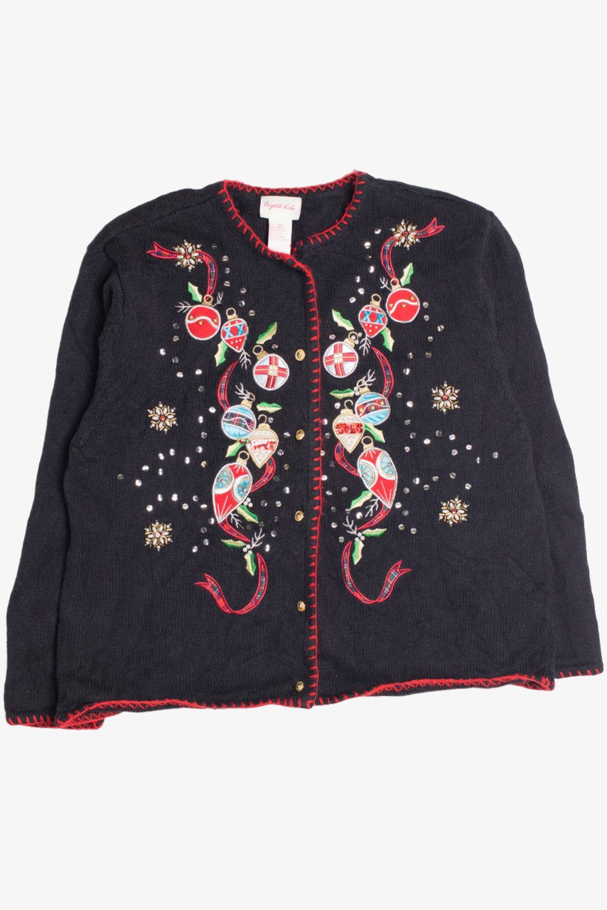 Black Ugly Christmas Cardigan 61194