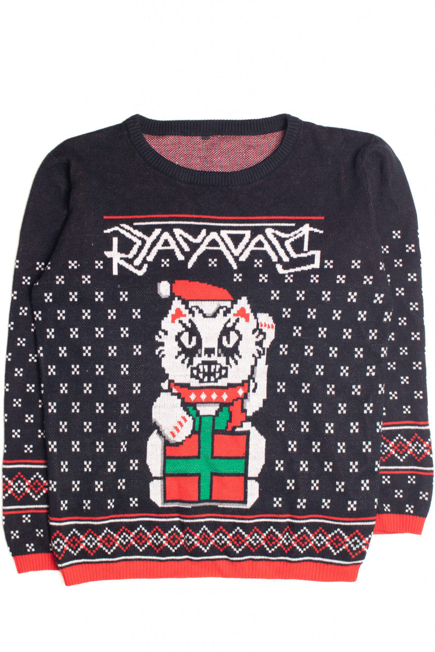Black Ugly Christmas Pullover 61198