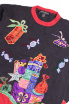 Black Ugly Christmas Pullover 61200