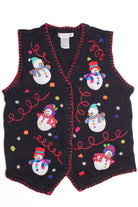 Black Ugly Christmas Vest 61212
