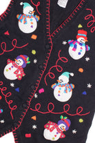 Black Ugly Christmas Vest 61212