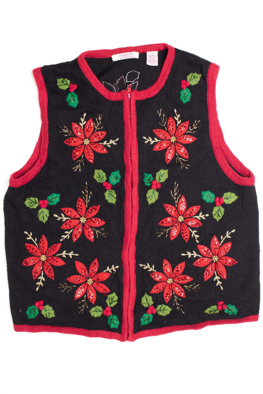 Black Ugly Christmas Vest 61215