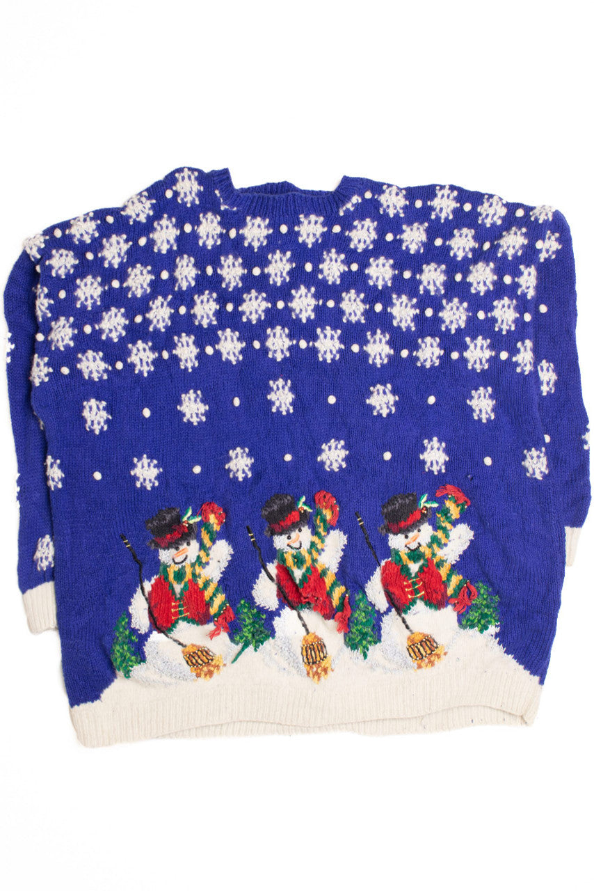 Blue Ugly Christmas Pullover 61219