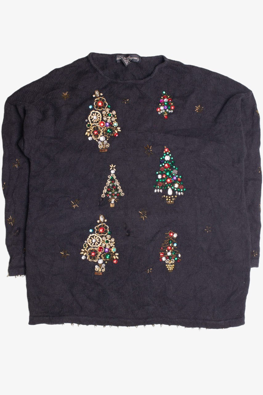 Black Ugly Christmas Pullover 61224