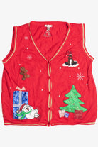 Red Ugly Christmas Vest 61251