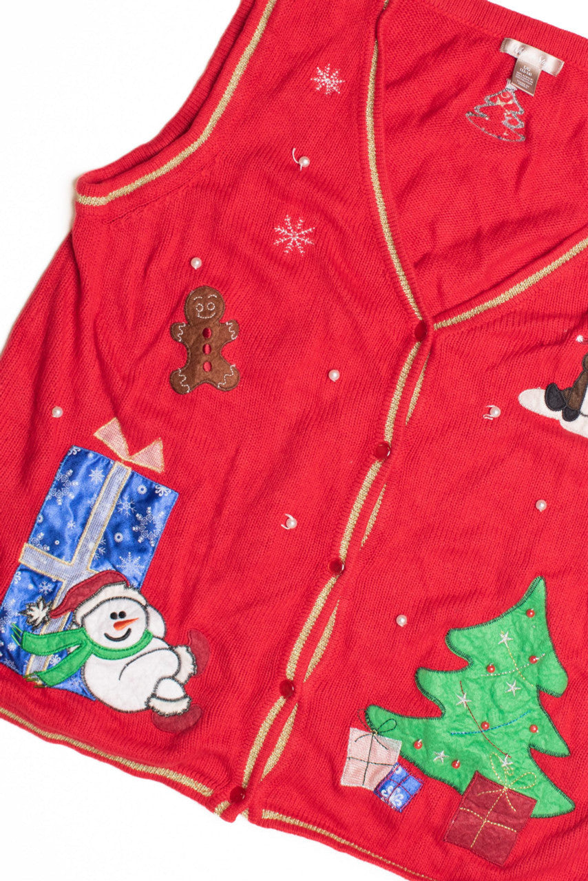 Red Ugly Christmas Vest 61251