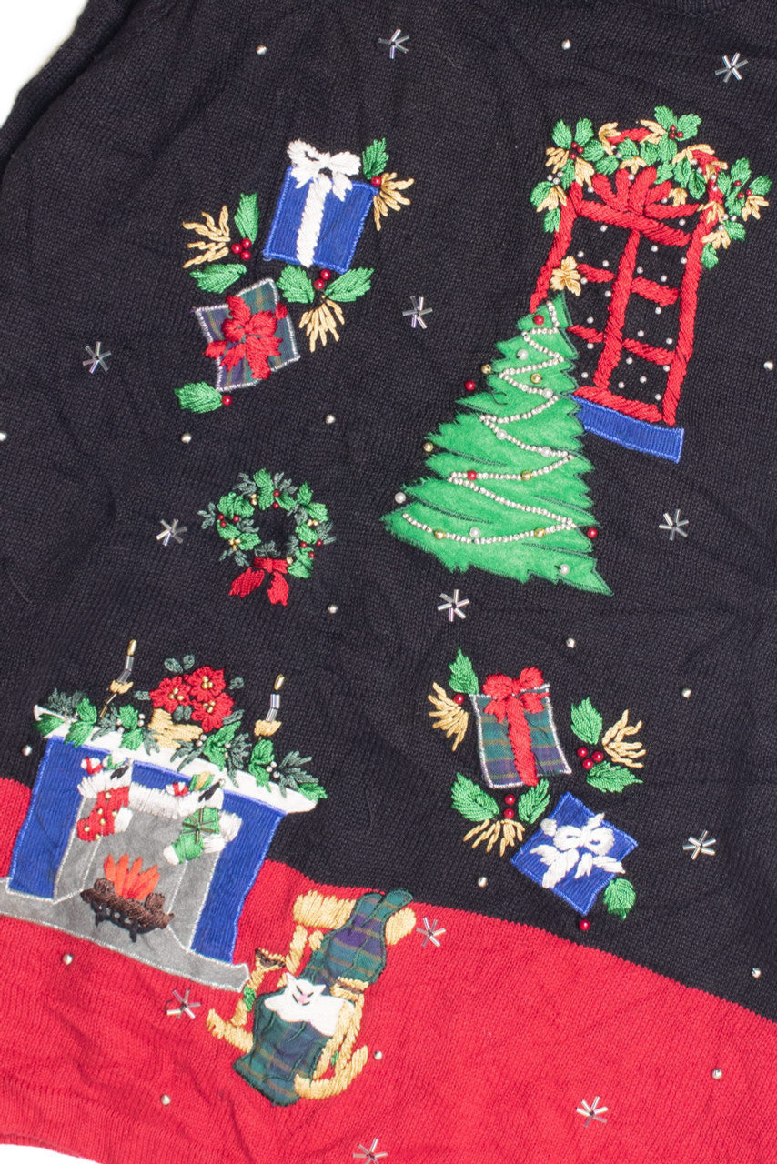 Black Ugly Christmas Pullover 61255