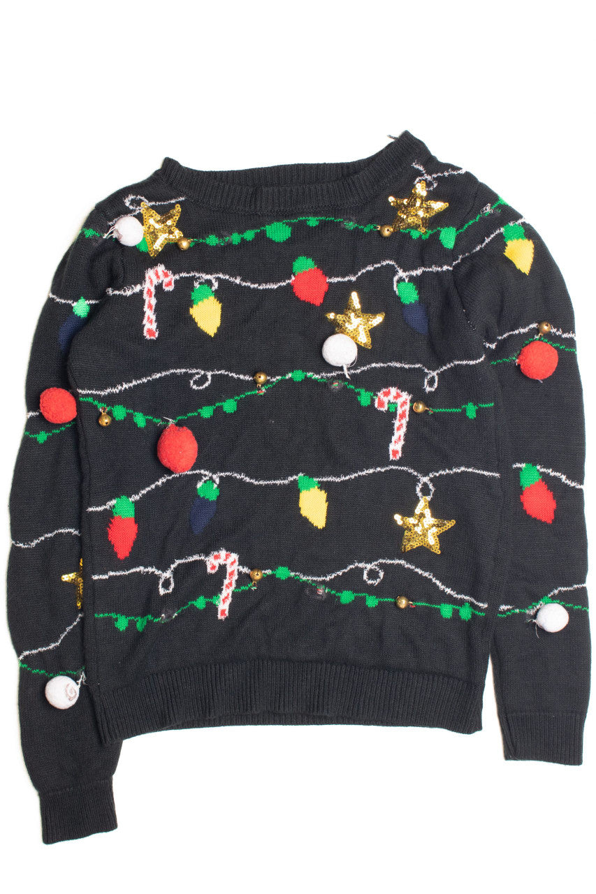 Black Ugly Christmas Pullover 61256