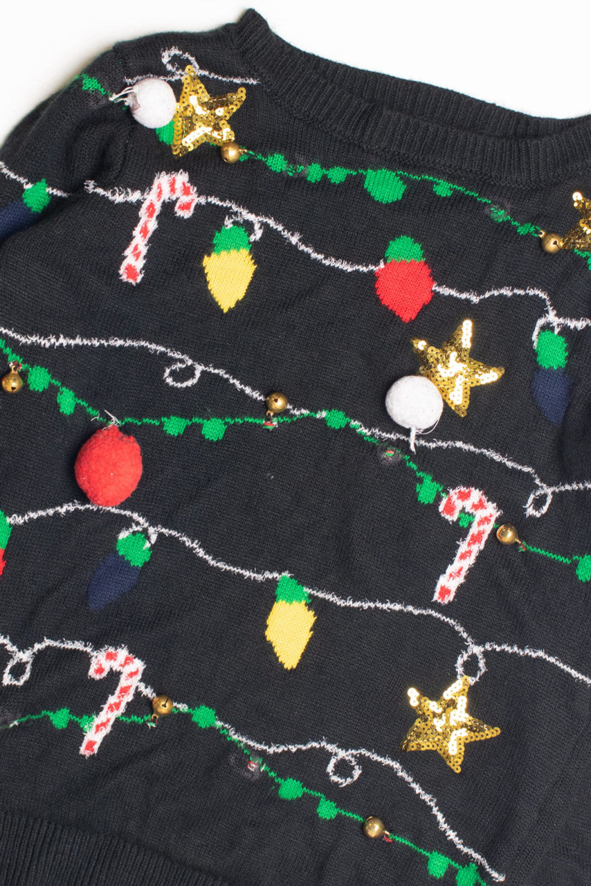 Black Ugly Christmas Pullover 61256