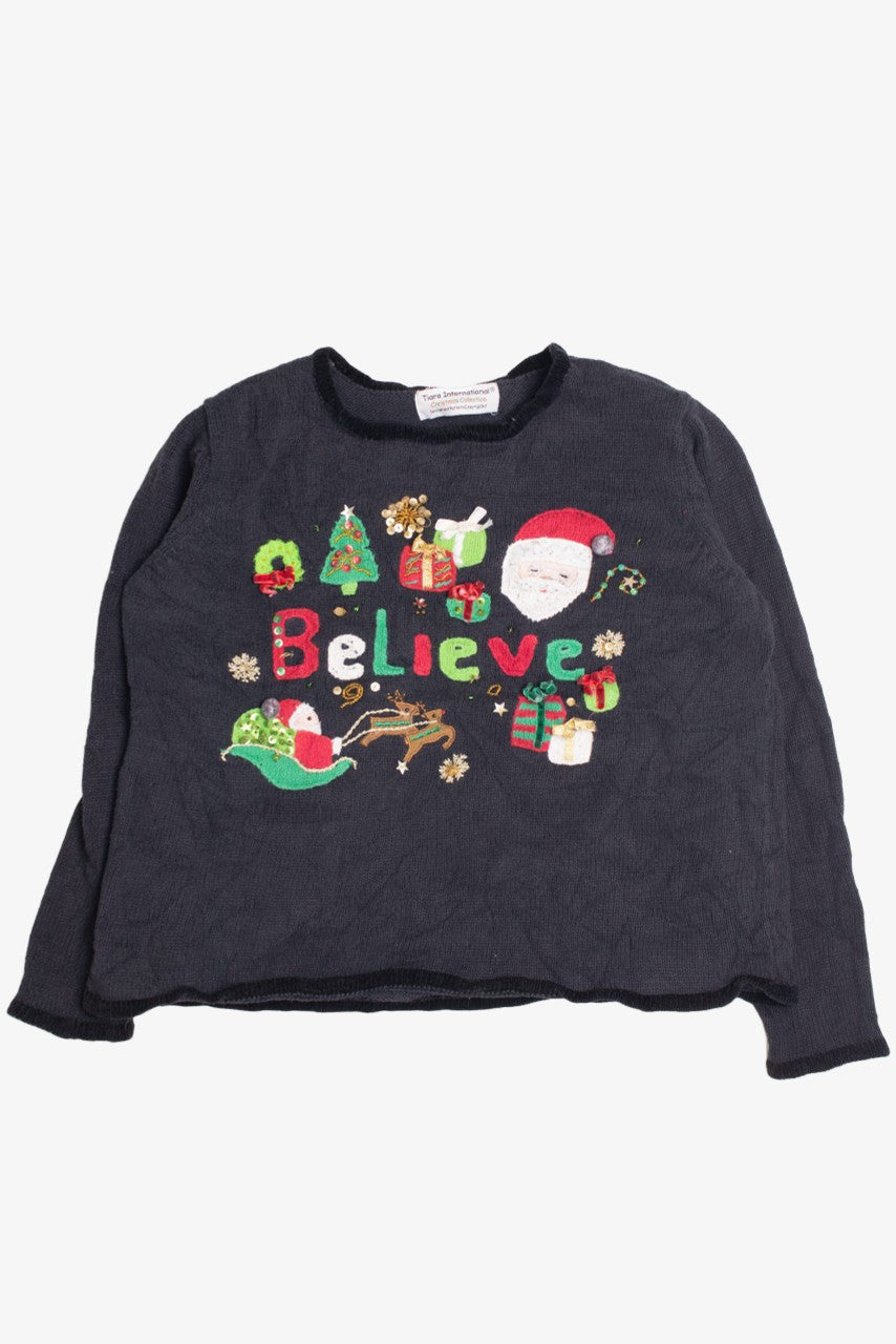 Black Ugly Christmas Pullover 61258