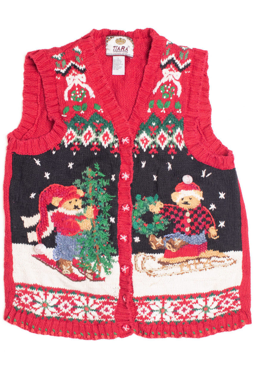 Red Ugly Christmas Vest 61265
