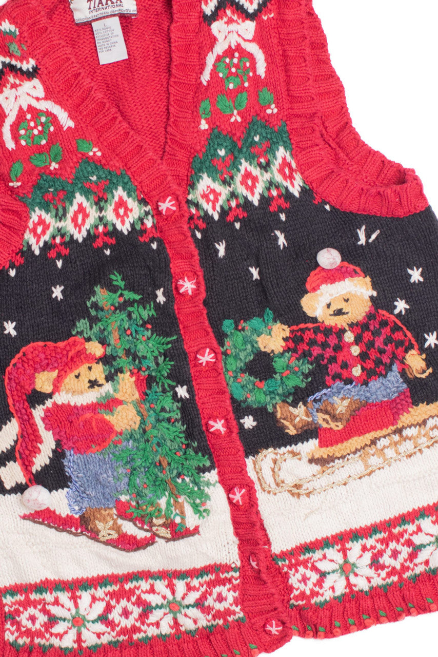 Red Ugly Christmas Vest 61265