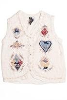 White Ugly Christmas Vest 61273