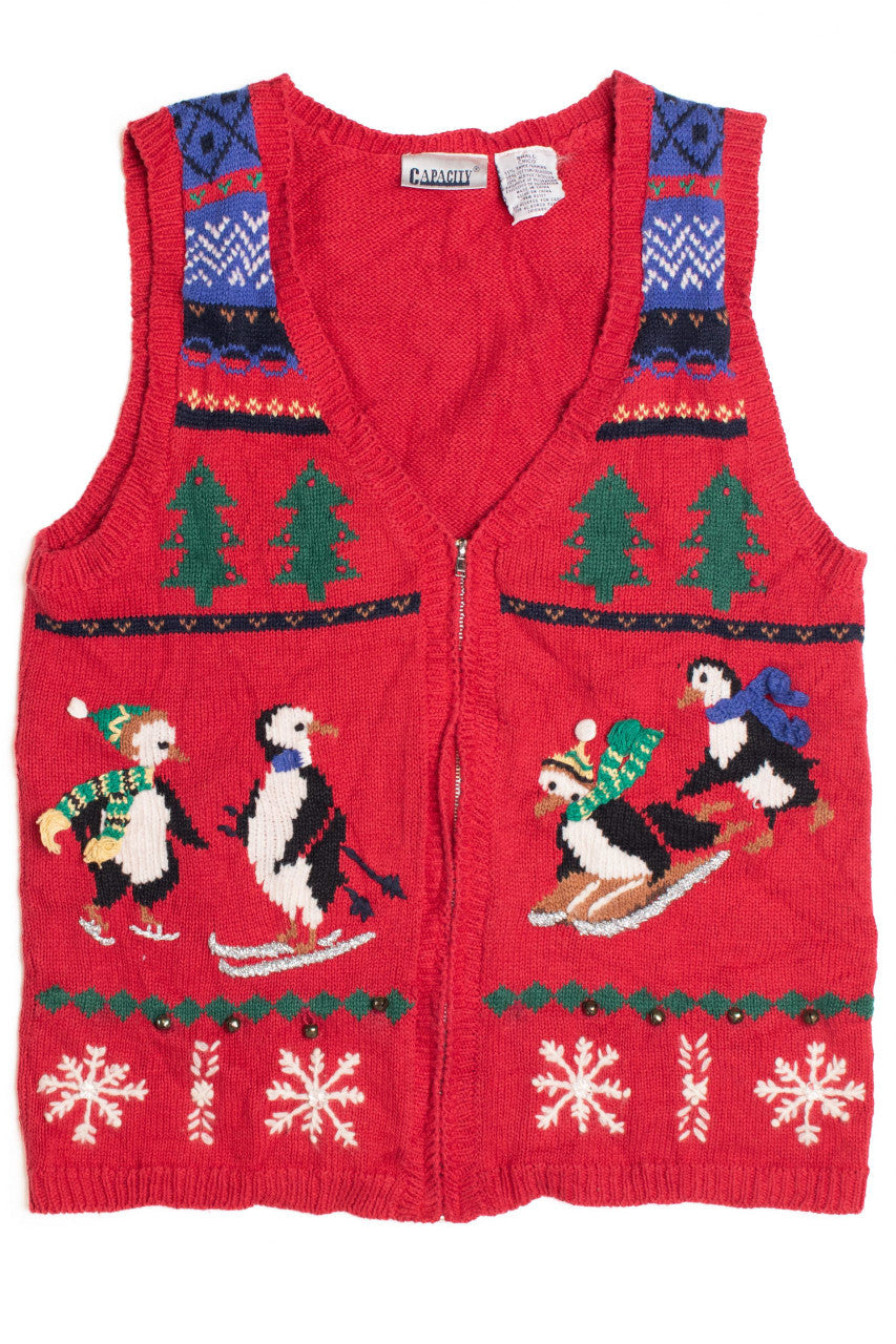 Red Ugly Christmas Vest 61274