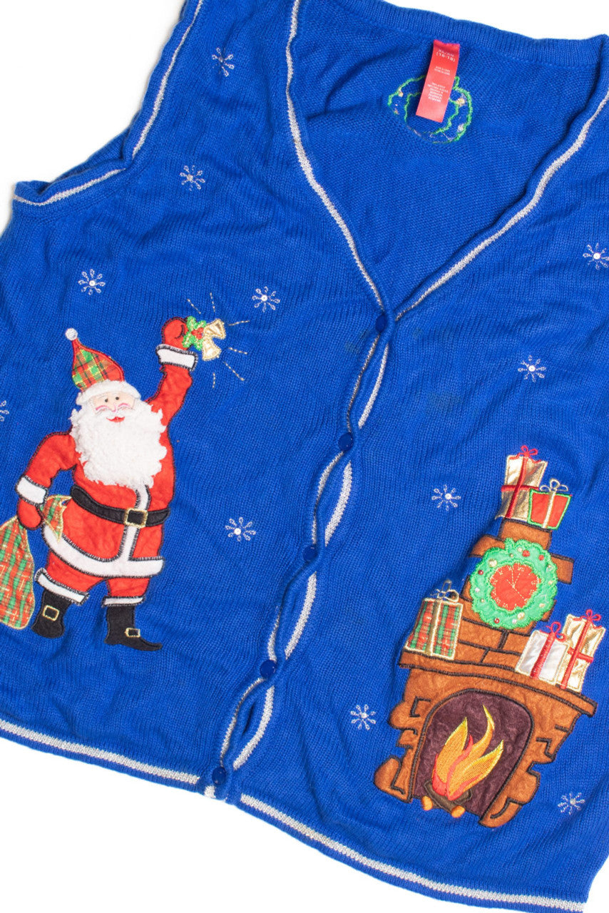 Blue Ugly Christmas Vest 61277