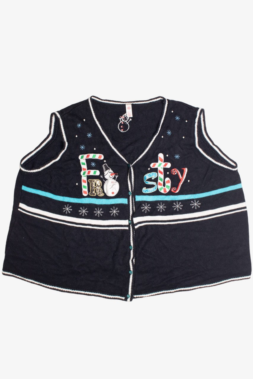 Black Ugly Christmas Vest 61282