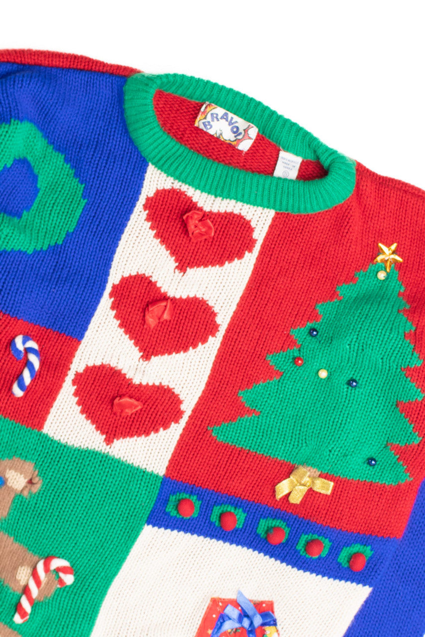 Blue Ugly Christmas Pullover 61289