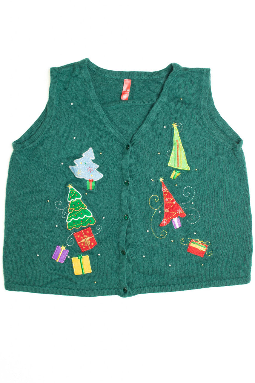 Green Ugly Christmas Vest 61290