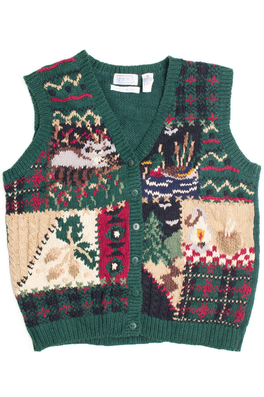 Green Ugly Christmas Vest 61292