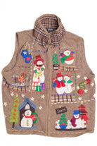 Brown Ugly Christmas Vest 61305
