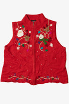 Red Ugly Christmas Sweater Vest 61315