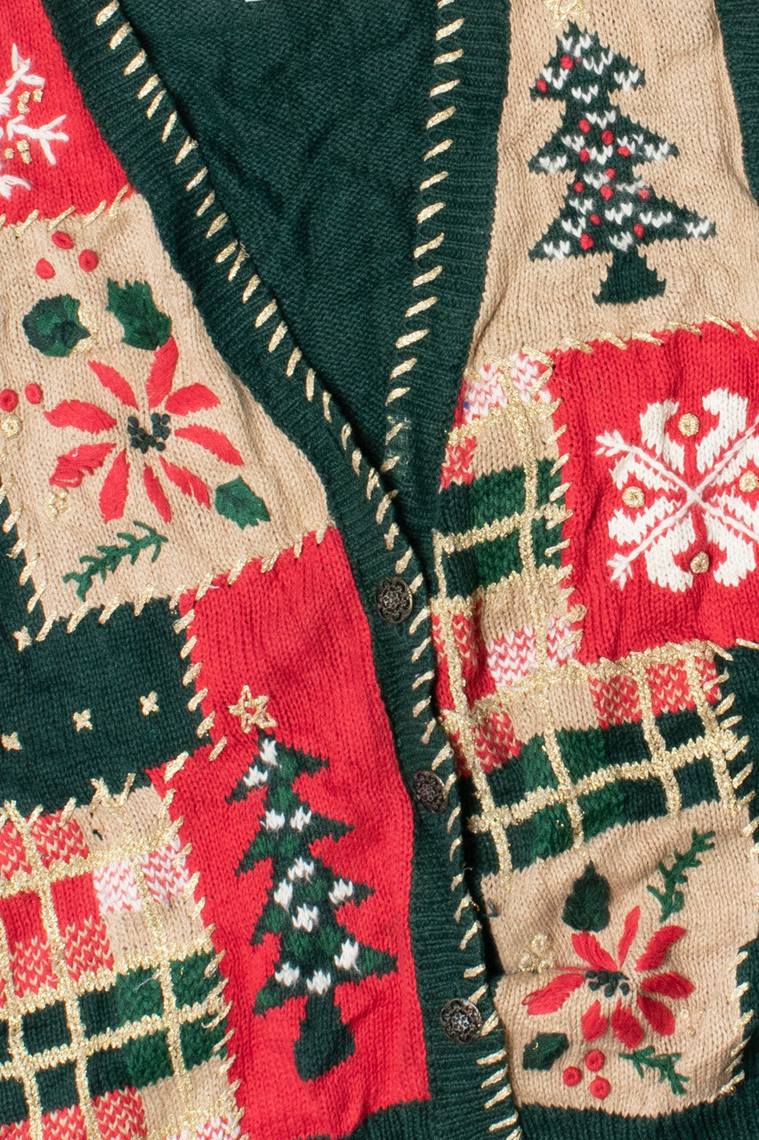 Green Ugly Christmas Sweater Vest 61317