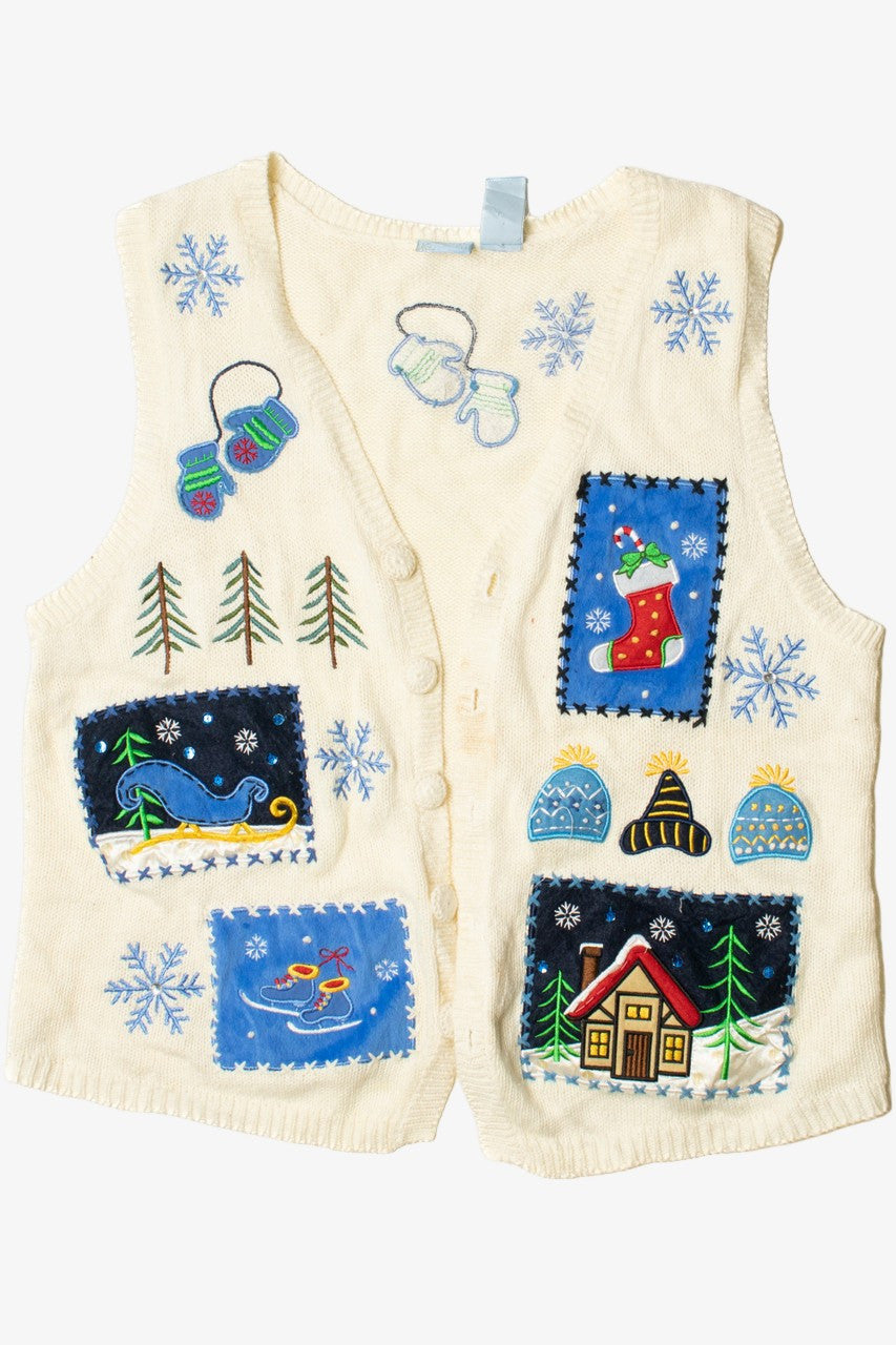 Ugly Christmas Sweater Vest 61318