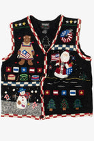 Americana Ugly Christmas Sweater Vest 61324