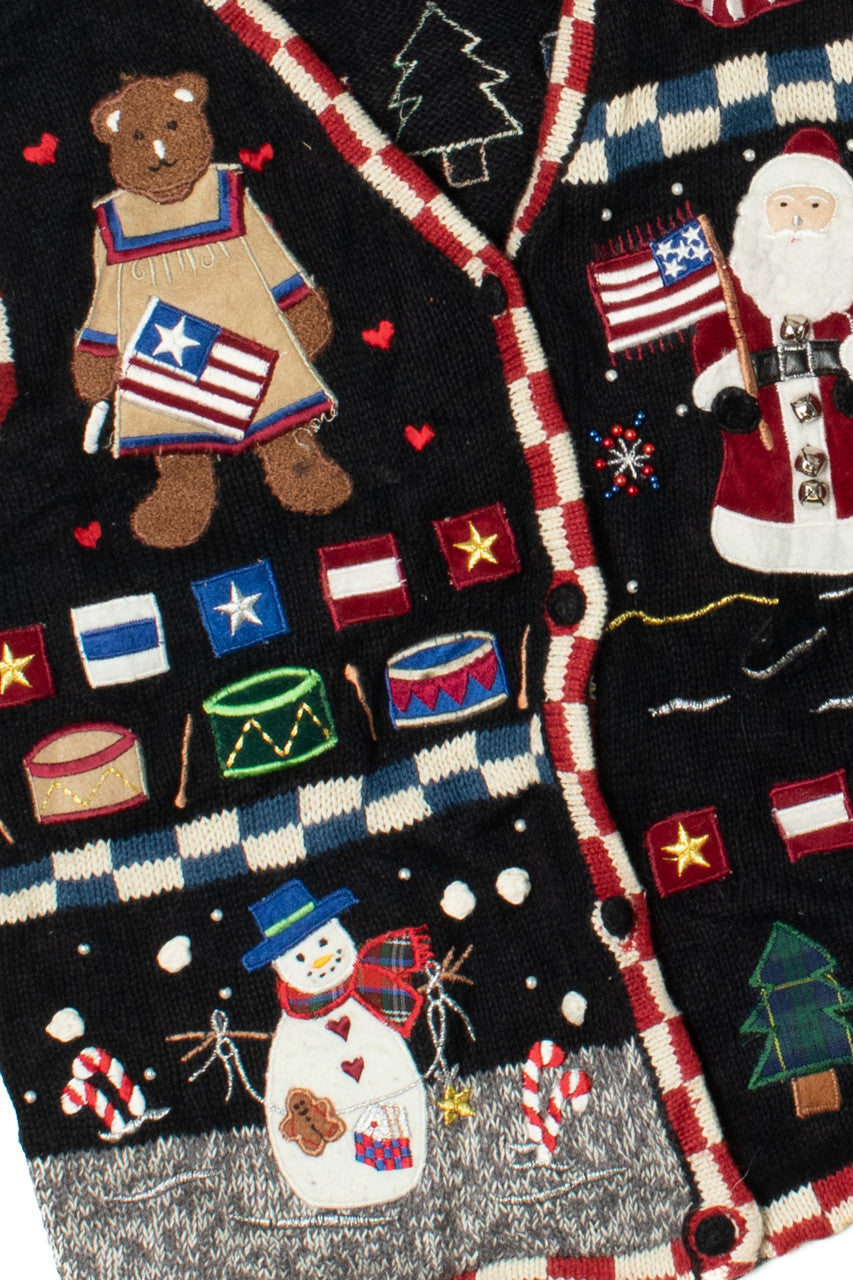 Americana Ugly Christmas Sweater Vest 61324