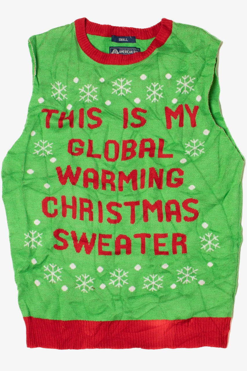 "Global Warming" Ugly Christmas Sweater Vest 61325