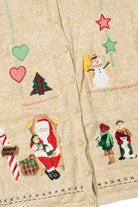 Beige Ugly Christmas Sweater Vest 61327