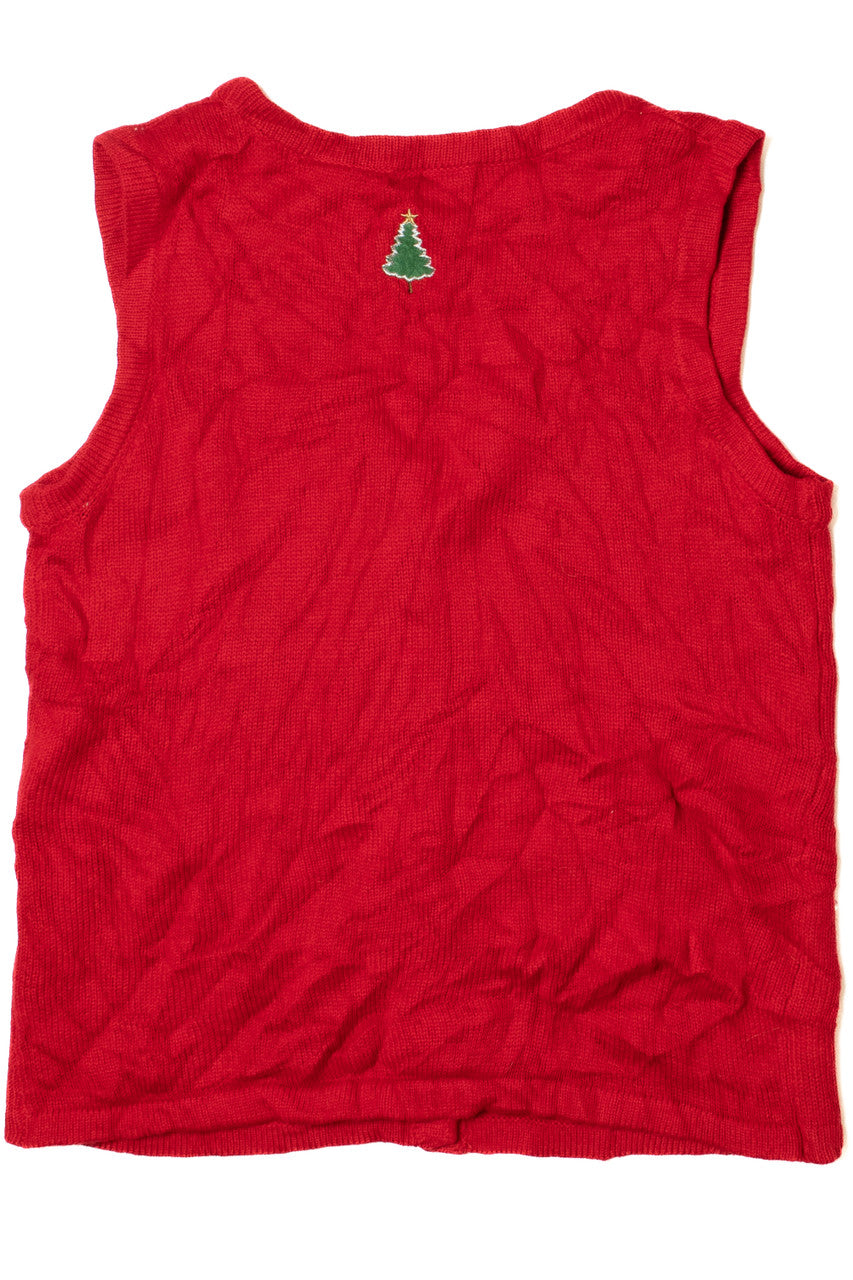 "Bah Hum Pug" Ugly Christmas Sweater Vest 61330