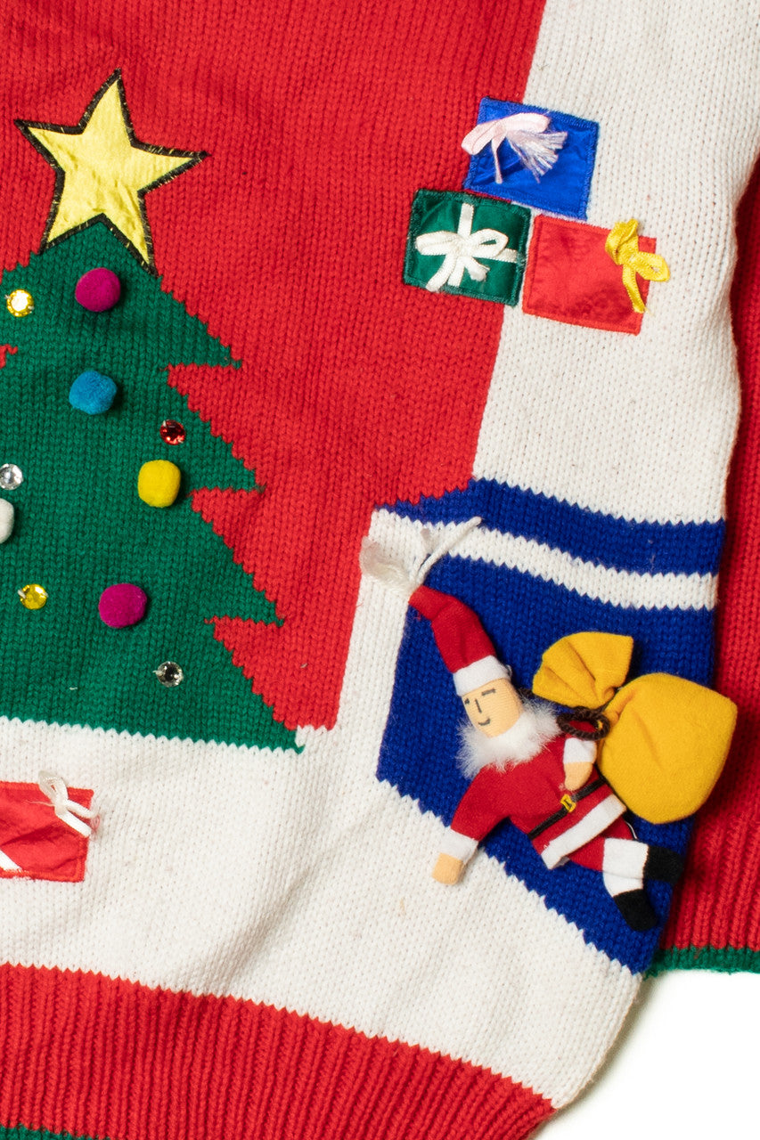 3-D Santa Ugly Christmas Pullover 61338