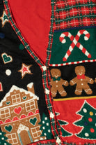 Gingerbread Ugly Christmas Sweater Cardigan 61340