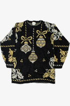 Shimmery Gold & Silver Ugly Christmas Sweater 61341