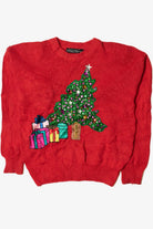 Bedazzled Christmas Tree Ugly Christmas Pullover 61344
