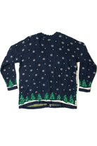 Snowy Santa Ugly Christmas Zip-Up Sweater 61356