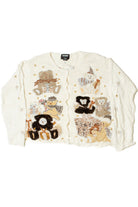 Holiday Bears Ugly Christmas Cardigan Sweater