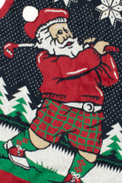 Golfing Santa Ugly Christmas Sweater Vest 61370