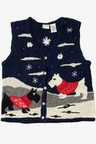 Navy Ugly Christmas Sweater Vest 61371