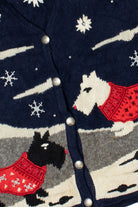 Navy Ugly Christmas Sweater Vest 61371