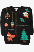 Beaded Decor Ugly Christmas Pullover 61378