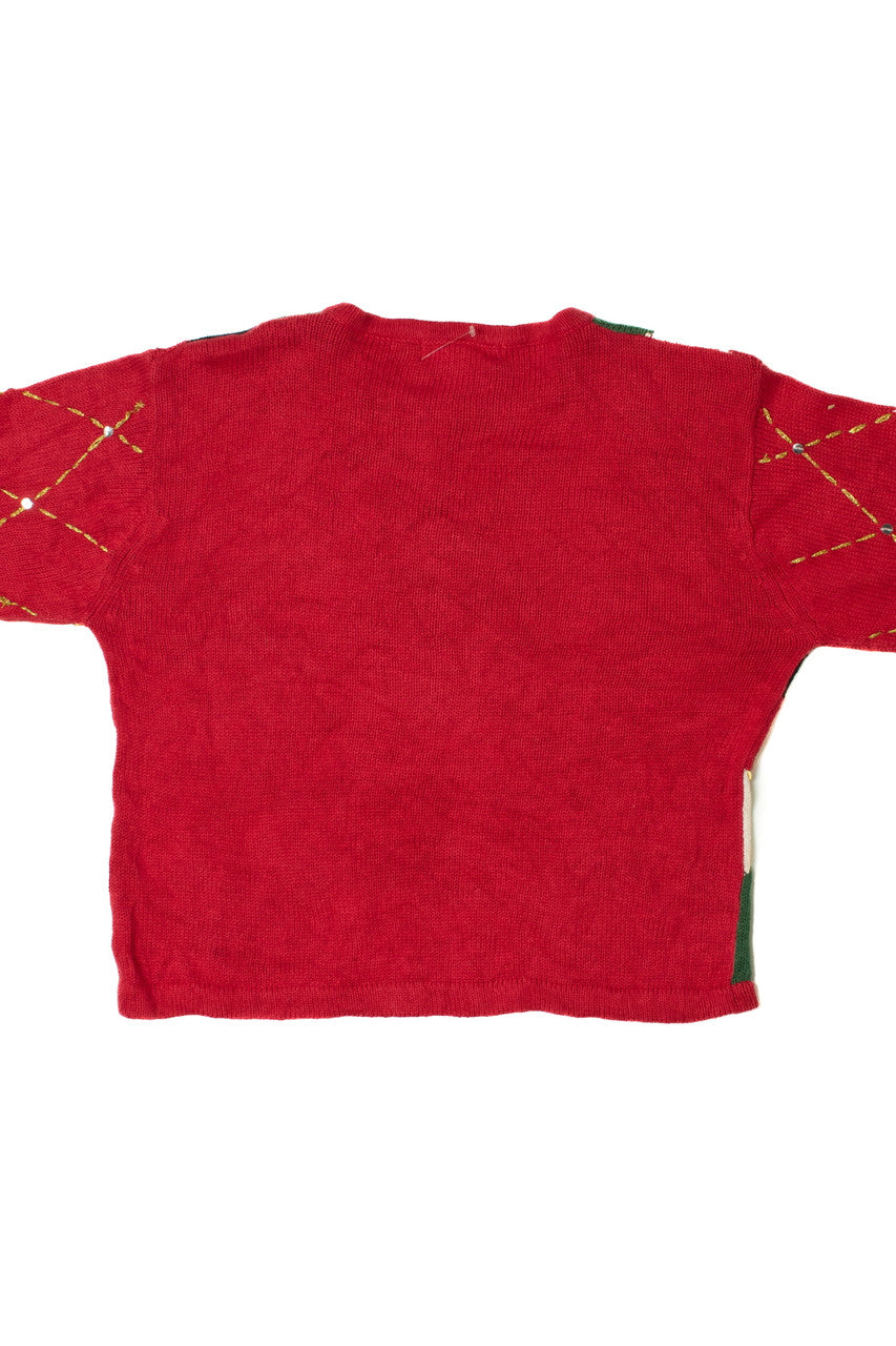 Patchwork Ugly Christmas Pullover 61395