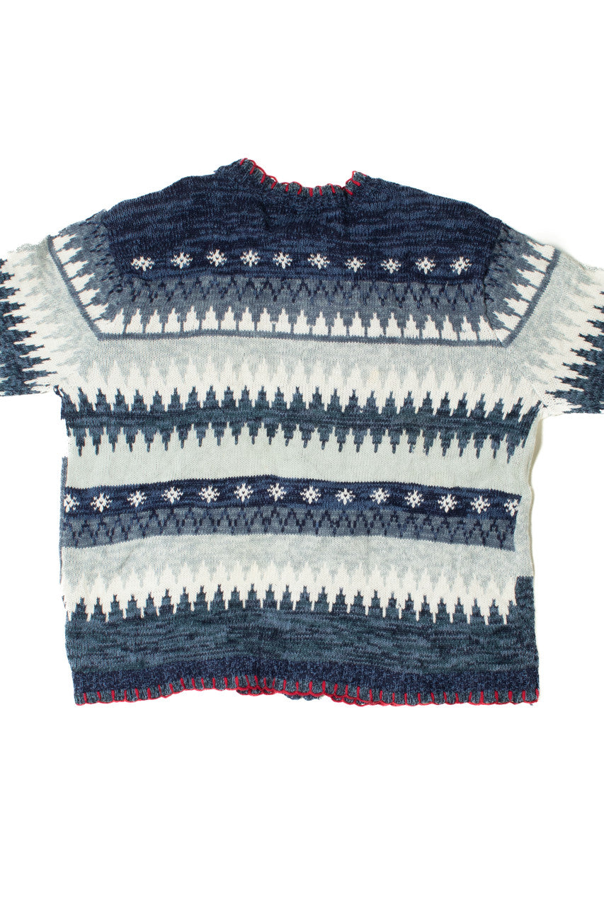 "Let It Snow" Ugly Christmas Zip-Up Cardigan 61432