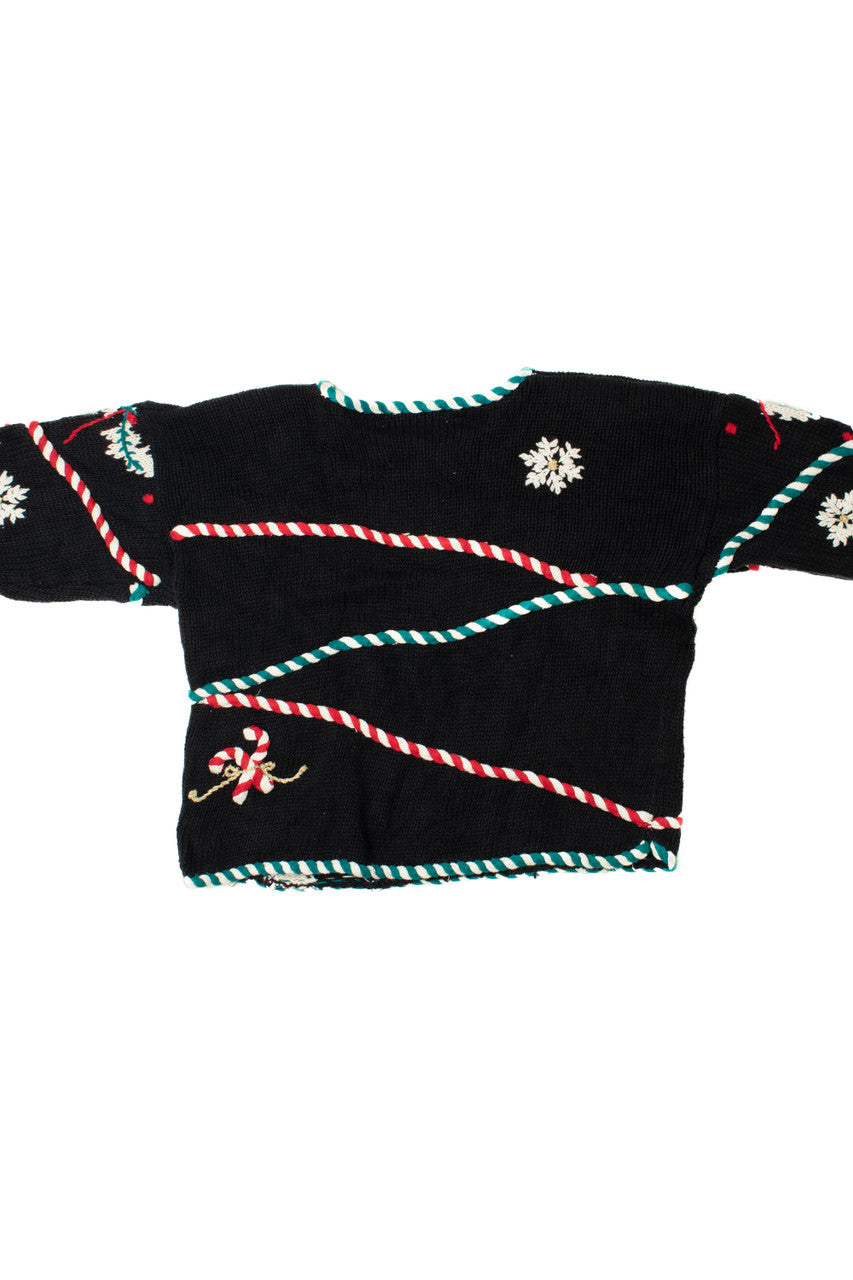 Candy Cane Rope Ugly Christmas Pullover 61441