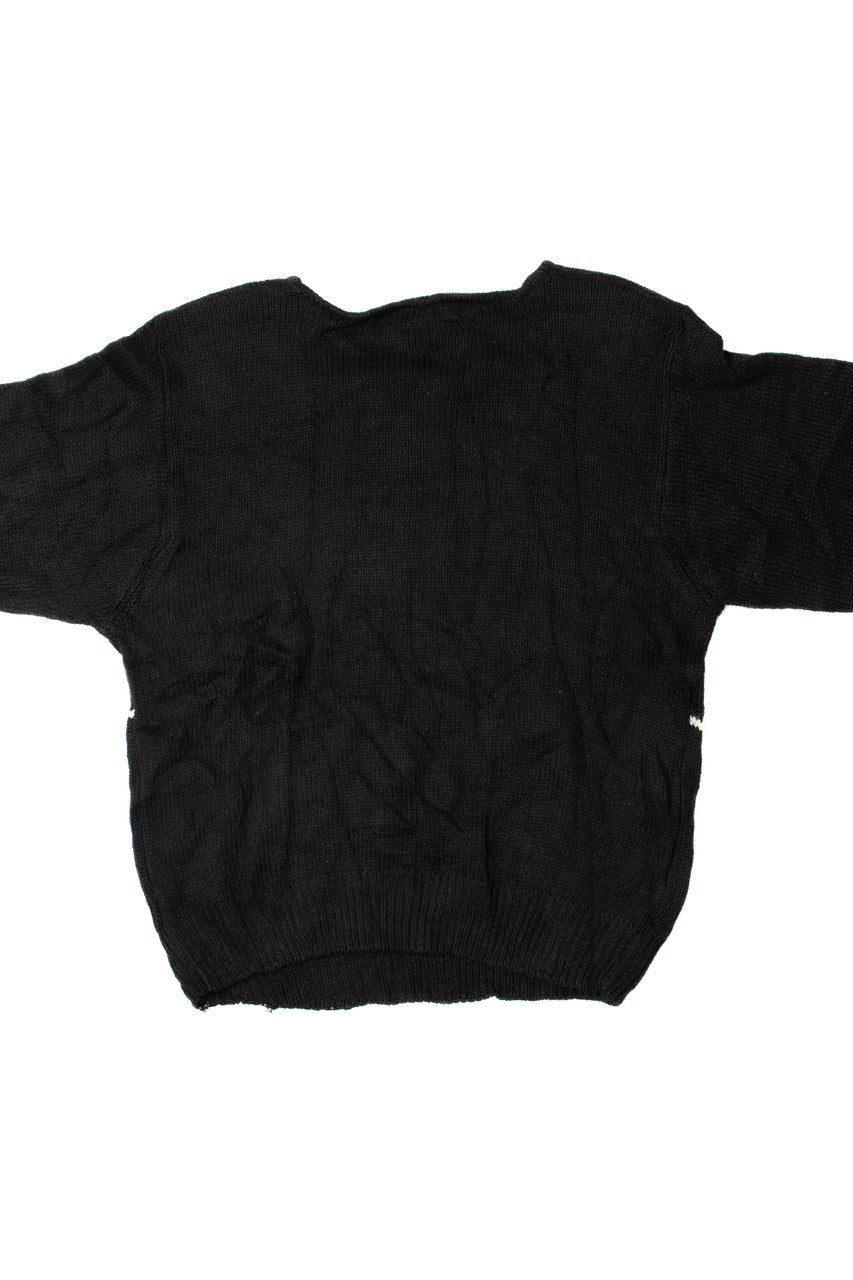 Sequin Holiday Grid Ugly Christmas Sweater 61444