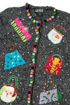 Pom Pom Lined Ugly Christmas Cardigan 61446