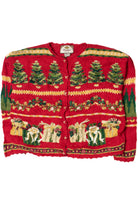 Presents Under Christmas Trees Ugly Christmas Cardigan 61451